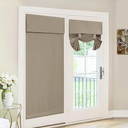 Blackout Door Curtain, Thermal Insulated, 26x80 Inch