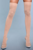 1932 Opaque Nylon Thigh Highs