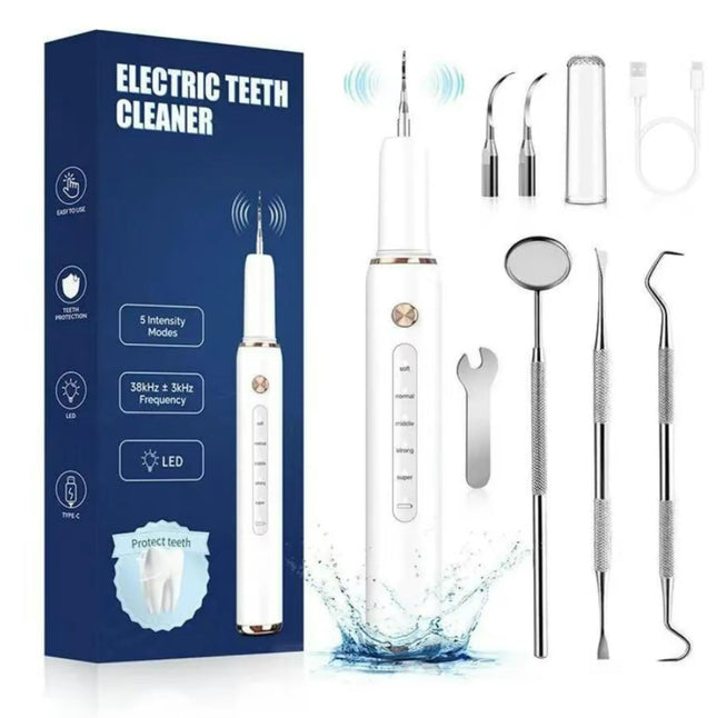 SmileShine Pro Electric Tartar Remover | 5 Modes, LED Light & USB-C Rechargeable