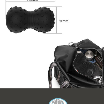 Peanut Electric Vibrating Massage Roller | Rechargeable Myofascial Release Ball for Muscle Recovery