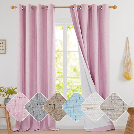 Blackout Thermal Insulated Curtains, 2 Panels