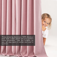 Blackout Thermal Insulated Curtains, 2 Panels
