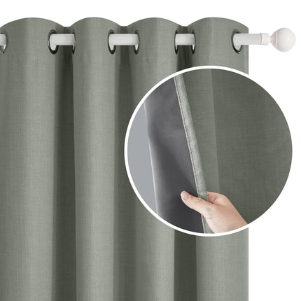 Blackout Thermal Insulated Curtains, 2 Panels