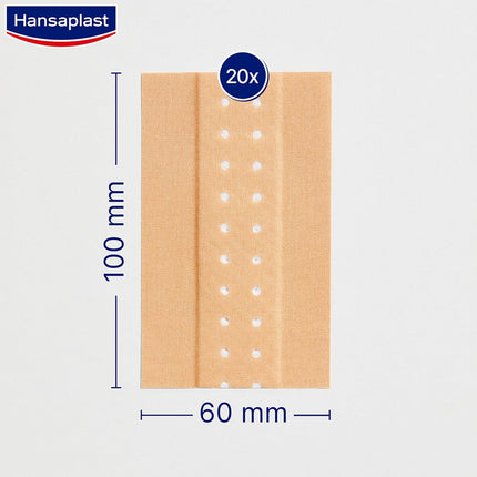 Hansaplast Classic Plaster 2m x 6cm — Cut-to-Size, Latex-Free
