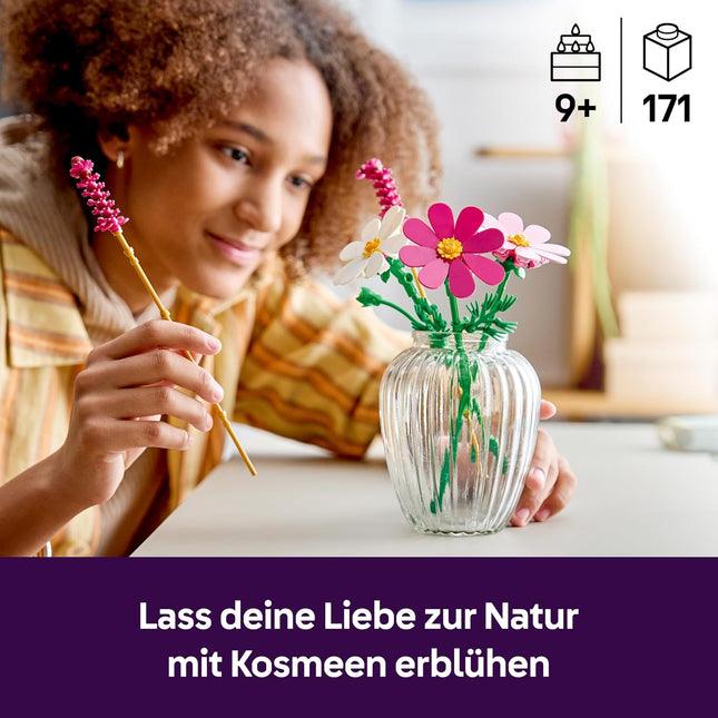 LEGO Botanicals Flower Bouquet — Cosmos & Grass Stems, Ages 9+