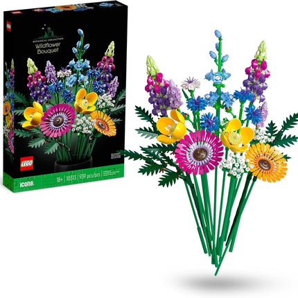 LEGO Botanicals Wildflower Bouquet 10313 — 16 Stems
