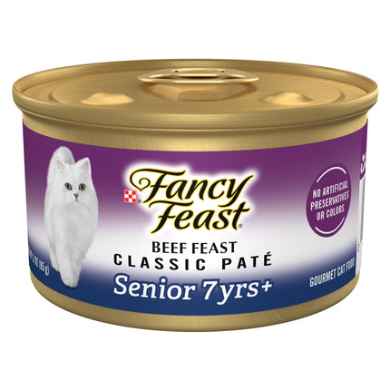 Purina Fancy Feast Gravy Lovers, Poultry & Beef Wet Cat Food, 3oz, 24-Pack