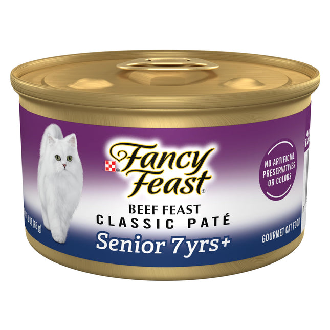 Purina Fancy Feast Gravy Lovers, Poultry & Beef Wet Cat Food, 3oz, 24-Pack