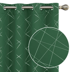 Geometric Blackout Curtains, 2 Panels