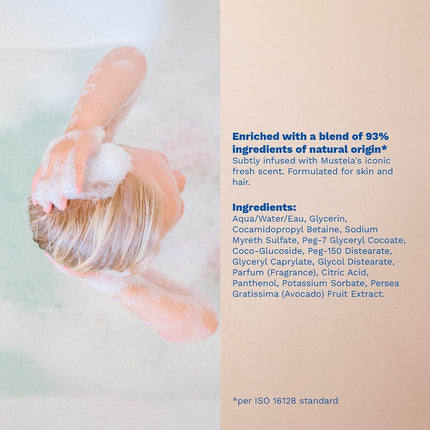 Mustela Gentle Cleansing Gel - Baby Wash for Delicate Skin and Hair - Newborn-Safe Cleanser - Made with with Natural Avocado Perseose - 1 or 2-Pack - Various Sizes