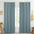 100% Blackout Pinch Pleat Curtains, Cream, 2 Panels