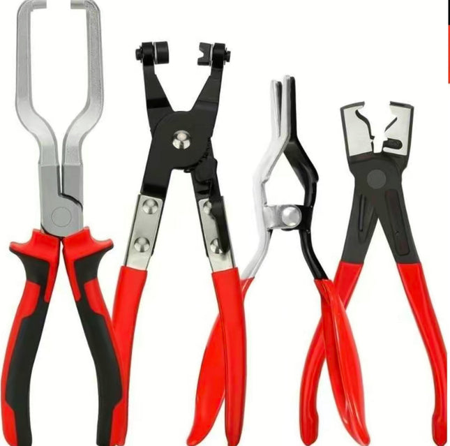 ClampPro Automotive Hose & Clamp Tool Kit | Fuel Line Disconnect & Pinch Clamp Set