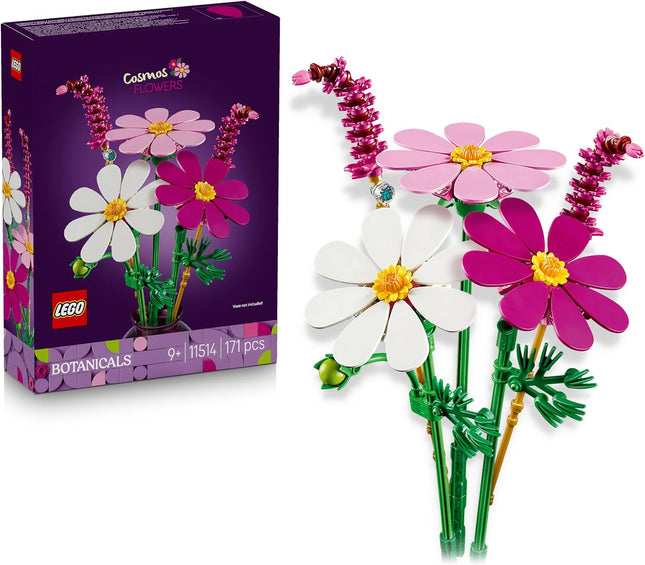 LEGO Botanicals Flower Bouquet — Cosmos & Grass Stems, Ages 9+