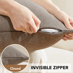 Saddle Brown Lumbar Pillow Covers, 2PCS