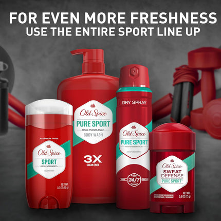 Old Spice Deodorant for Men, Aluminum Free, Sport Scent, 3.0 oz Pack of 3