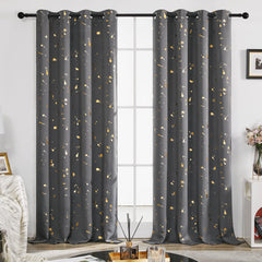 Thermal Blackout Curtains, Noise-Reducing, 2 Panels