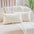 Boucle Throw Pillow Covers, Set of 2, Cream, 12x20