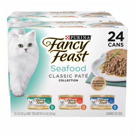 Purina Fancy Feast Gravy Lovers, Poultry & Beef Wet Cat Food, 3oz, 24-Pack