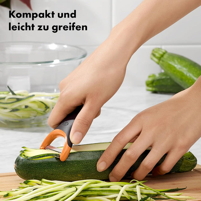 OXO Good Grips Y Peeler with Julienne — Japanese Steel, Ergonomic