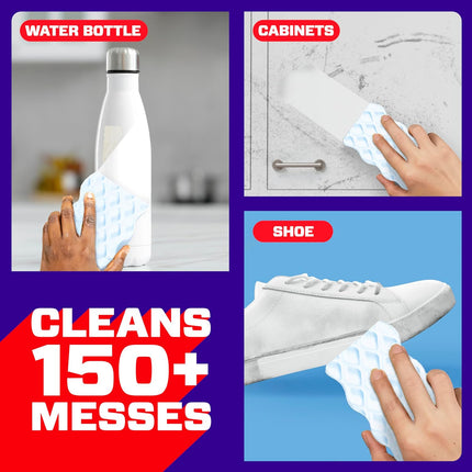 Mr. Clean Magic Eraser, All Purpose Cleaner, Cleaning Scrubber, Wall, Sneaker, Kitchen, Bathroom, Shower Cleaning Supplies, Melamine Pads, Whole Home Extra Durable, 12ct