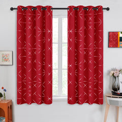 Geometric Blackout Curtains, 2 Panels
