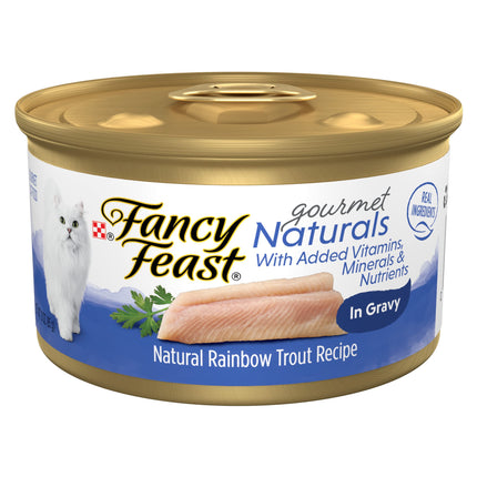 Purina Fancy Feast Gravy Lovers, Poultry & Beef Wet Cat Food, 3oz, 24-Pack