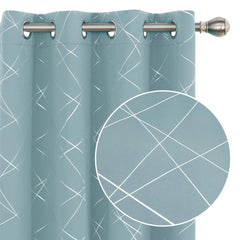 Geometric Blackout Curtains, 2 Panels