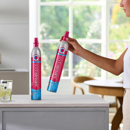 SodaStream Quick Connect CO2 Cylinder — Pink, 60L Reserve