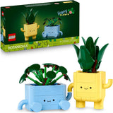 LEGO Botanicals 10349 Happy Plants — 2 Plants, Interchangeable Faces