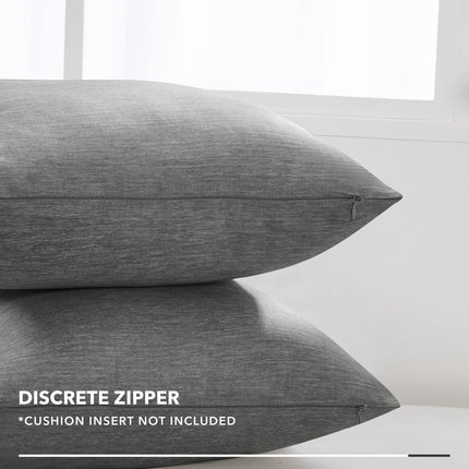 Decorative Linen Throw Pillow Covers, 18x18 Inch, 4 PCS