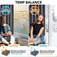 100% Blackout Pinch Pleat Curtains, Cream, 2 Panels