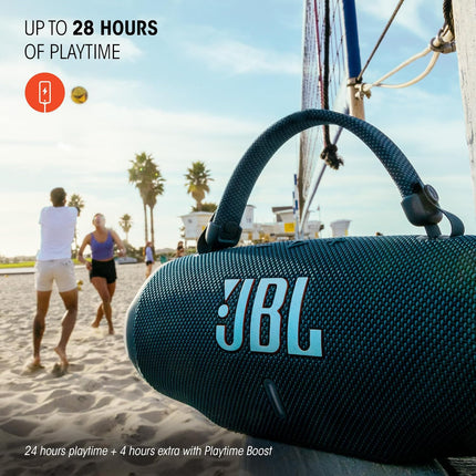 JBL Charge 6 Portable Bluetooth Speaker — 28h, IP68, Blue