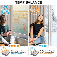 100% Blackout Pinch Pleat Curtains, Cream, 2 Panels