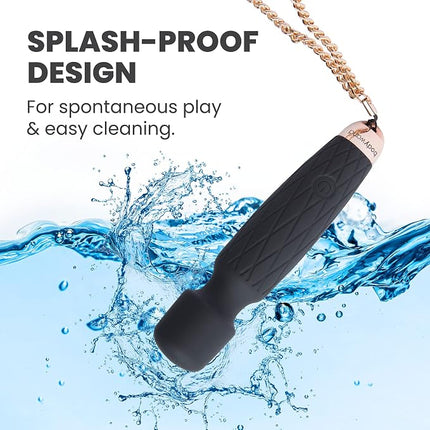 Bodywand Luxe Mini Wand — 7-Mode Splashproof Silicone Wand Vibrator