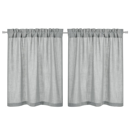 Natural Farmhouse Cafe Tier Curtains, 2 Panels