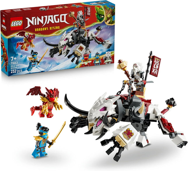 LEGO Ninjago Zilvar on his Dragon Grimtak 71863