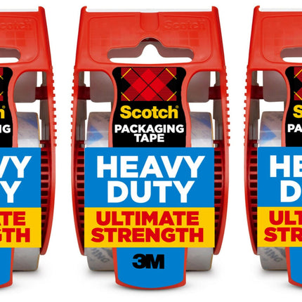 Scotch Heavy Duty Packing Tape, 1.88 in x 800 in, 6 Rolls