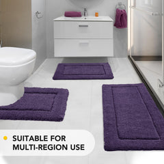 Quick Dry Plush Bathroom Rug