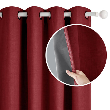 Blackout Thermal Insulated Curtains, 2 Panels