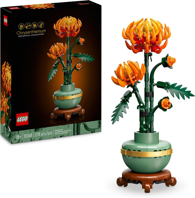 LEGO Botanicals Chrysanthemum 10368 — Artificial Flower Building Set