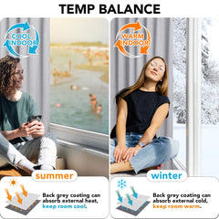 100% Blackout Pinch Pleat Curtains, Cream, 2 Panels