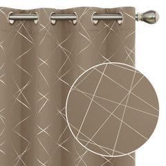 Geometric Blackout Curtains, 2 Panels