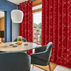 Geometric Blackout Curtains, 2 Panels