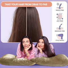 Taupe Silk Pillow Cover, Soft & Smooth, Standard Size