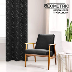 Geometric Blackout Curtains, 2 Panels