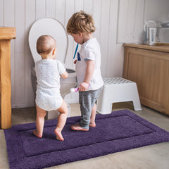 Quick Dry Plush Bathroom Rug