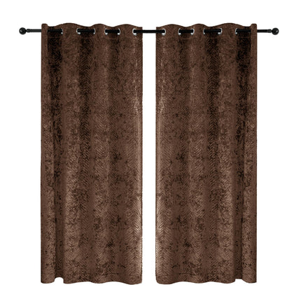 Double Layer Velvet Door Curtain, 100% Blackout, 1 Panel