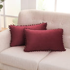 Burgundy / 20.0L x 12.0W inches