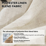 Natural Farmhouse Cafe Tier Curtains, 2 Panels