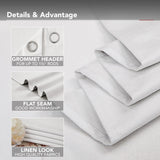 Blackout Thermal Insulated Curtains, 2 Panels